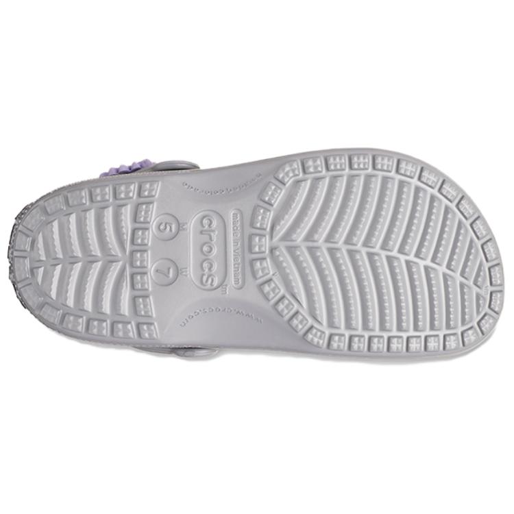 Kenny Scharf x Crocs Classic Clog Серебристые Унисекс Кроссовки 209487-040
