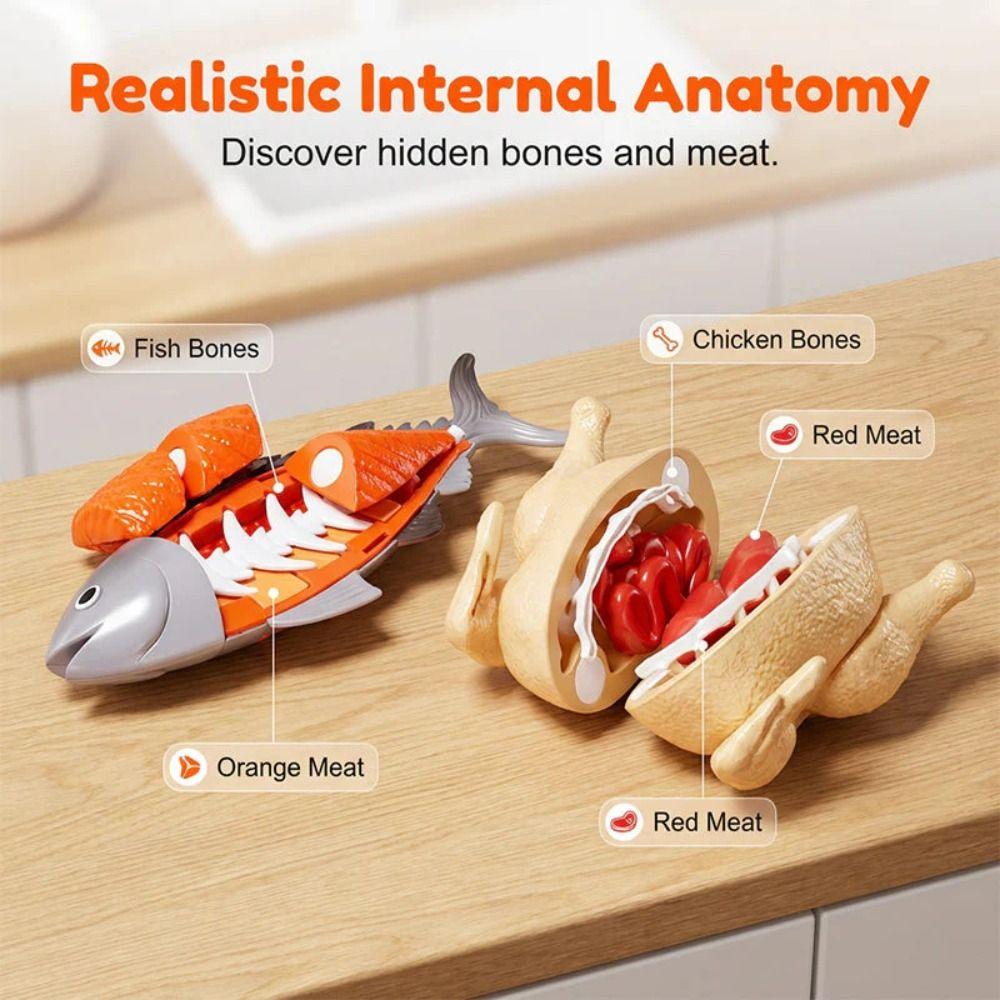 Sliceable Play Cutting Food Set Peelable Peelable Food Toys Kitchen Play Food  Parent Child Game