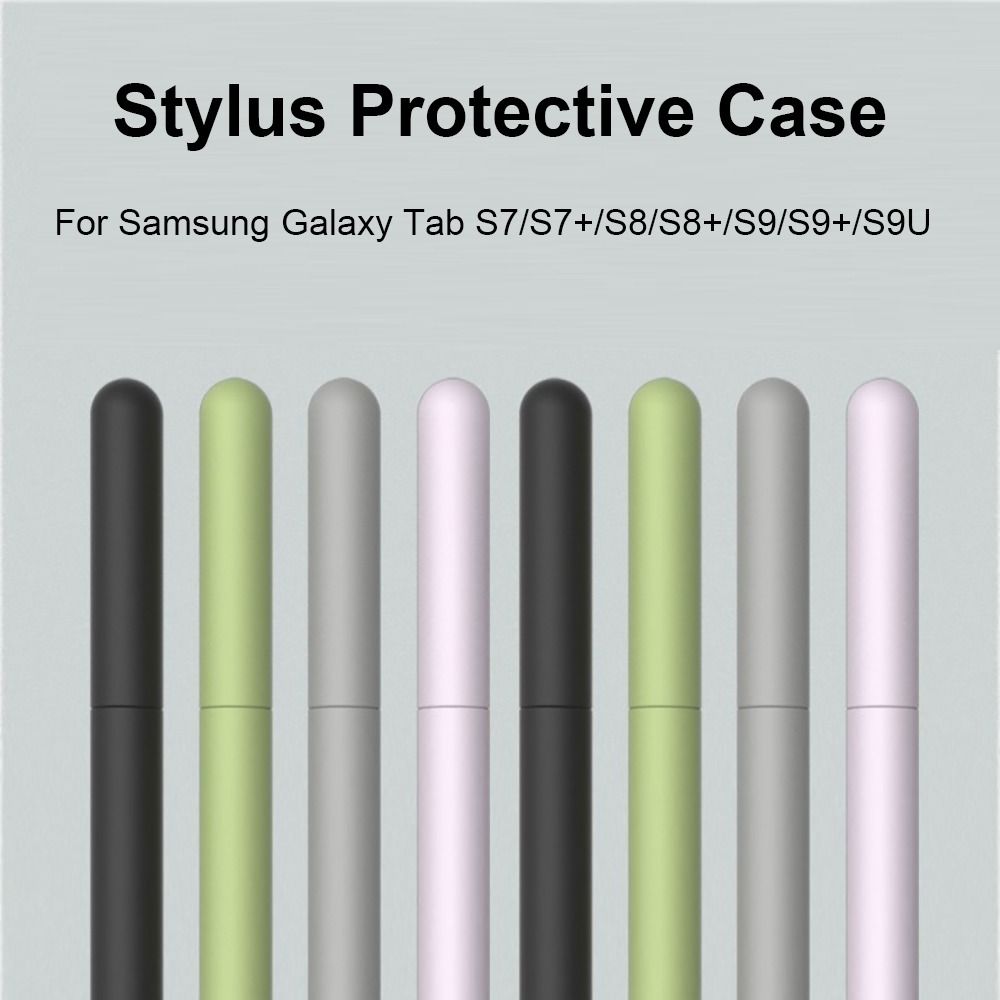 Silicone Touch Pencil Case Stylus Protective Cover Shockproof Anti Slip for Samsung Galaxy Tab S7/S8/S9 Plus Ultra S Pen Sleeve