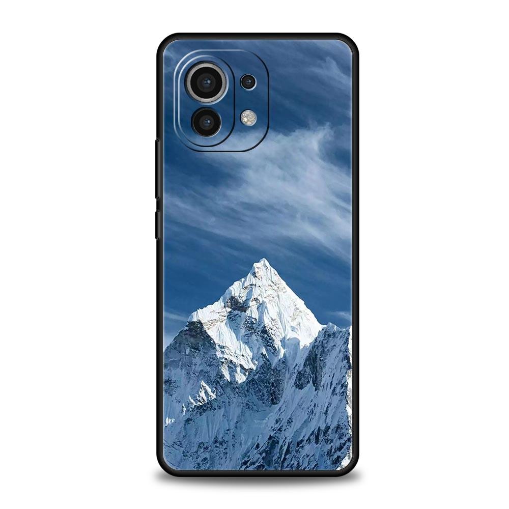 Чехол для телефона для Xiaomi Mi 15 14 14T 13T 12T Pro 12 13 11 Lite 5G 11T X6 X5 Pro Мягкий ТПУ чехол Гора Эверест первый в мире