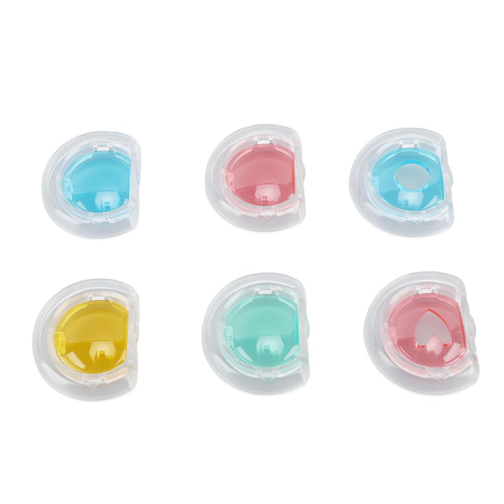 Фильтр для объектива камеры, синий, красный, зеленый, оранжевый, цвет, набор фильтров для макросъемки объектива для камеры Mini 12, 6 шт.