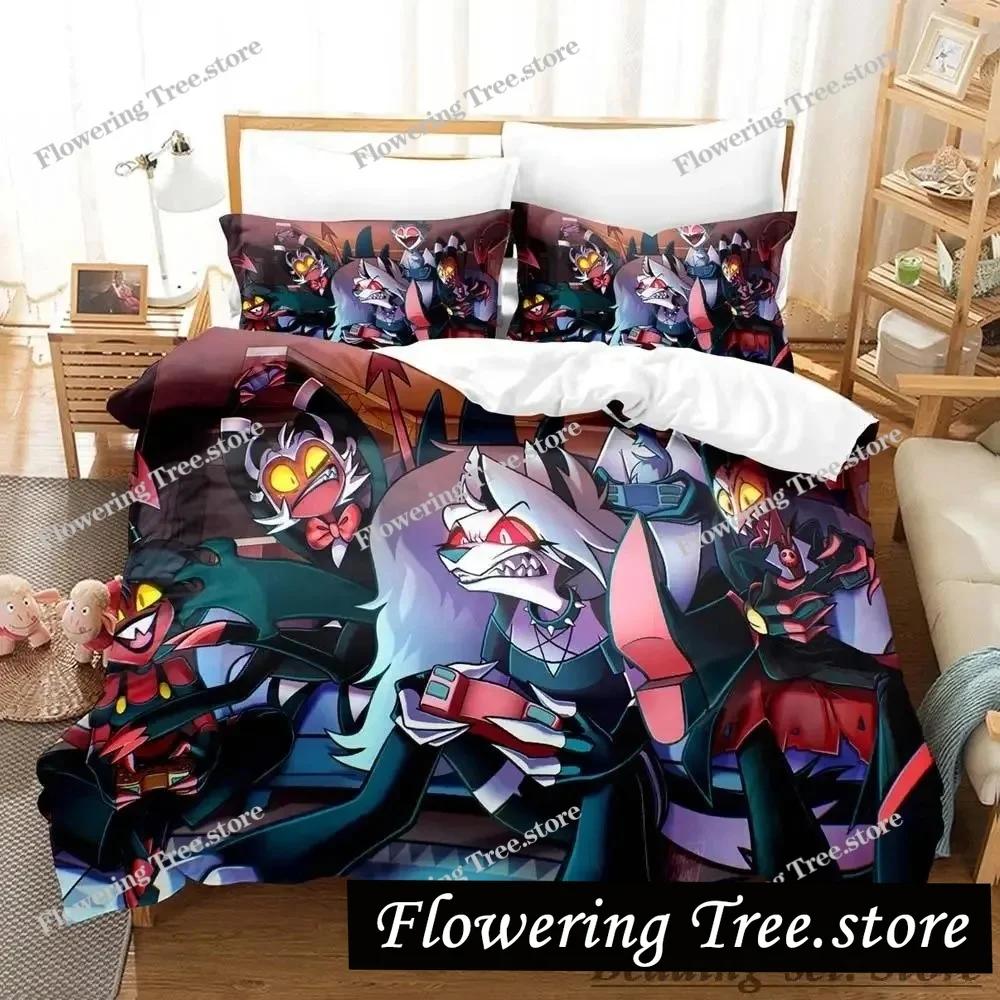 Blitzo Boss Постельное белье Single Twin Full Queen King Size Bed Set Adult Kid Bedroom Duvetcover Sets Anime Parure de lit Bed