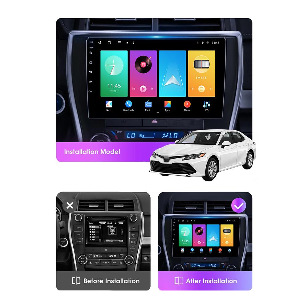 Android Carplay Car Radio For Toyota Camry V50 2012-2014 Multimedia Player Head Unit Stereo GPS Navigation BT WIFI 2+32GB