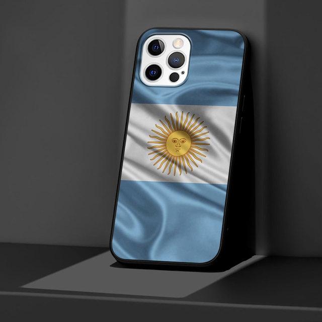 Case For Apple Iphone 11 13 12 Mini 14 Pro Max Xr 7 8 +Se 2020 Xs 6 6s Plus 5 5s Silicone Phone Cover Republic Of Argentina