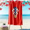 Hrvatski nogometni savez HNS Print Beach Towel, Large Soft Quick Dry Towel for Beach Camping Swimming