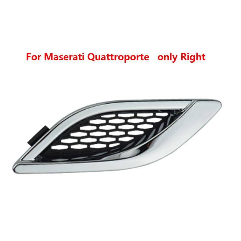 1Pcs For Maserati Ghibli Levante Quattroporte GT Car Front Side Grille Air Intake Fender Vents Grill