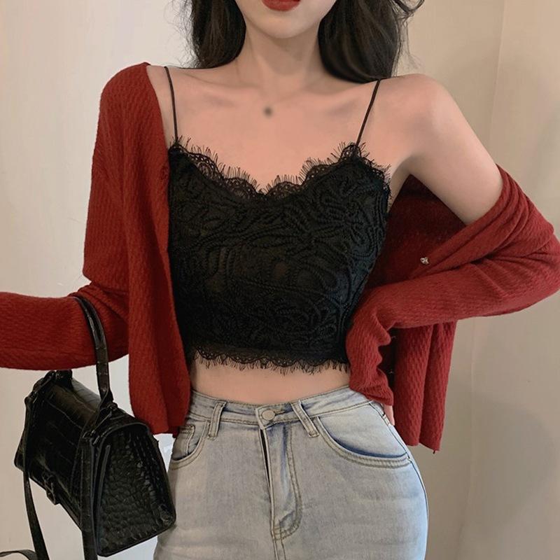 Женское платье, кружевной жилет с тонкими бретелями, женское платье в коротком нижнем белье с красивой спиной