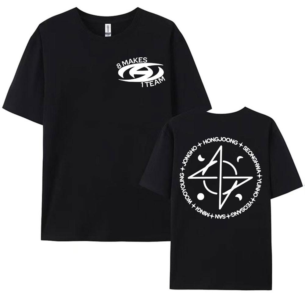 2025 Ateez World Tour Towards The Light Will To Power T Shirt Men Women Korean Fashion High Quality Casual 100 Cotton Tshirts