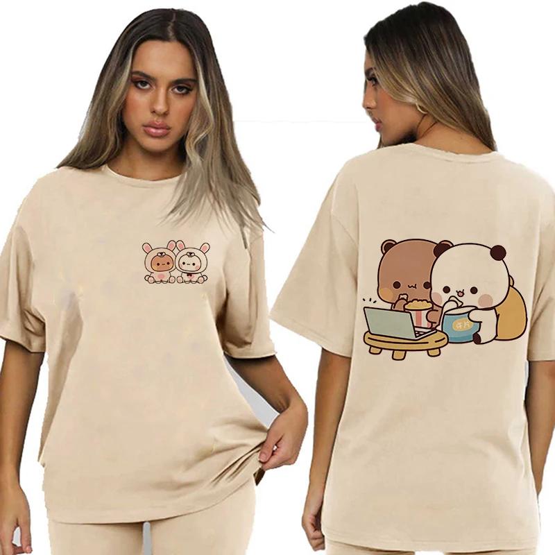Bubu Dudu EU Size Tops Cute Manga Tee Shirt Women Men Funny Tshirt Graphic Casual T Shirt Y2k Streetwear Cartoon Gothic Clothes