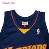 Официальная баскетбольная майка NBA Mitchell & Ness Warriors Стефена Карри сезона 2009-10