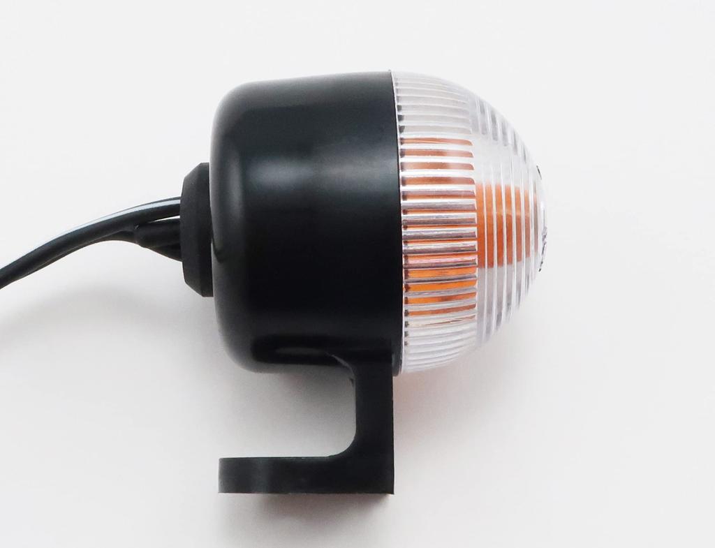 Kitaco 102-80-0500-20 Warren Mini Turn Signal Set, Clear Lens/Single Sphere