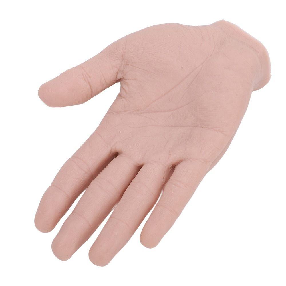 Silicone Tattoo Practice Hand Flexible Reusable Hand Model Bendable Artificial Hand Beginners
