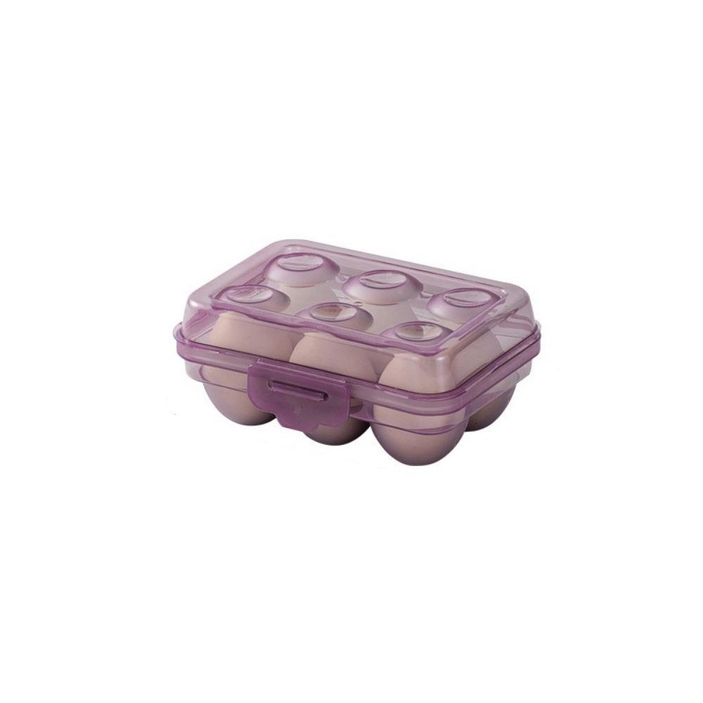 Plastic Egg Storage Box 6/15/24 Grids Space Saving Refrigerator Egg Organizer with Lid Anti-collision Egg Protector for Kitchen