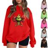 Women's Sweatshirt Sports Christmas Print Pullover Sweatshirt Round Neck Long Sleeve Top Casual Sweatshirt