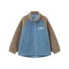 Boys' Winter Stand-Collar Raglan Fleece Jacket