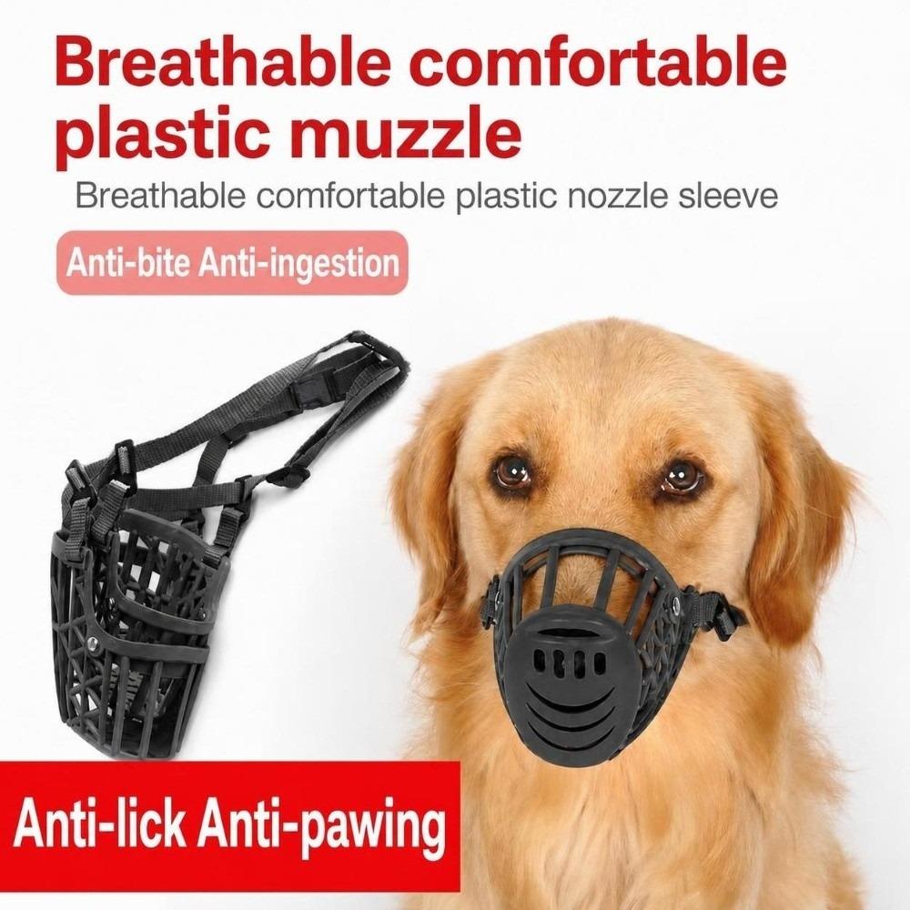 7 Sizes Available Pet Mouth Mask Adjustable Strap Anti-Bite Muzzle Dog Mouth Cover for Dogs