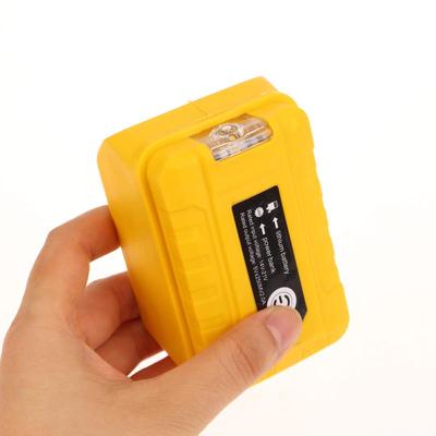 1 шт. Портативный адаптер для аккумулятора с USB+Type-C выходом, со светодиодной подсветкой, внешний аккумулятор, зарядное устройство для телефона для литий-ионного аккумулятора Dewalt 20V