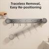 4/6 Hooks Hanging Clothes Hooks No Drilling Kitchen Storage Hooks  Bathroom