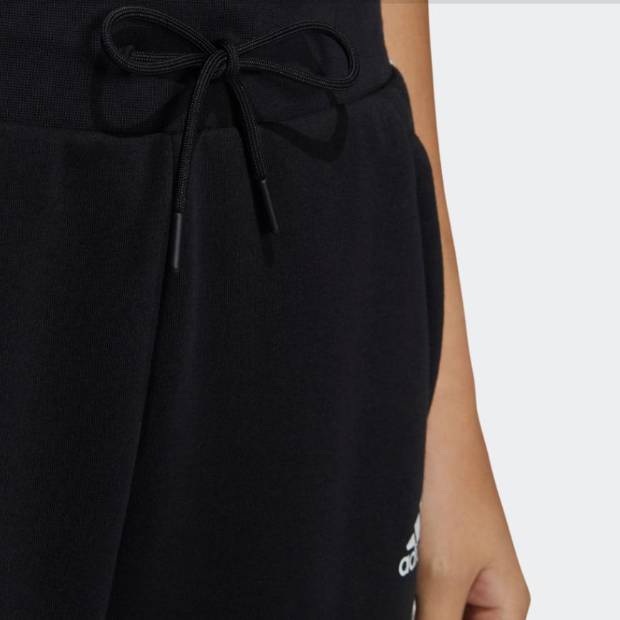 Adidas Fi W Pt Флисовые джоггеры с контрастной полосой по бокам Женские брюки черные H09693