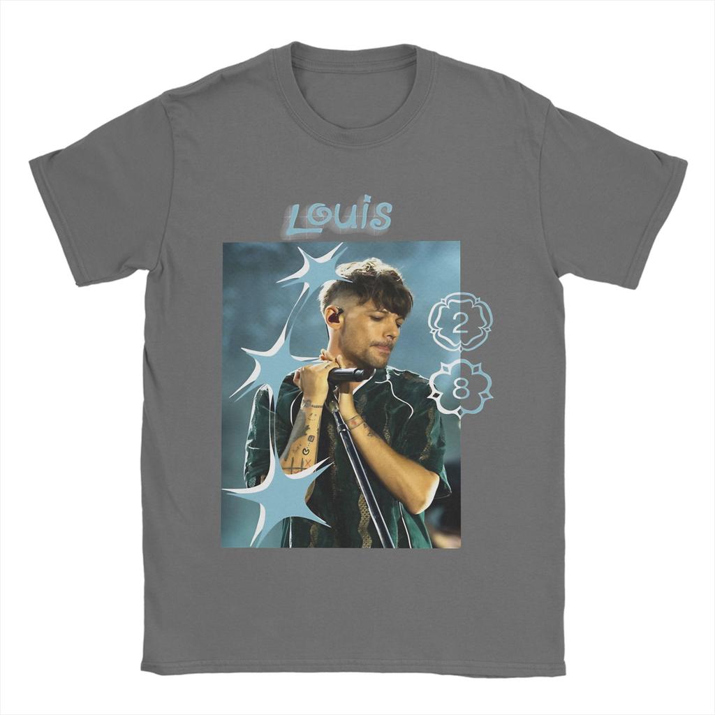 Футболка Louis Tomlinsons Lemonade Tour 2025 для мужчин и женщин, с принтом, 100% хлопок