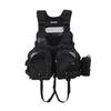 Fishing Vest RBB Extreme Tide Game Vest Full Black [Soujin]