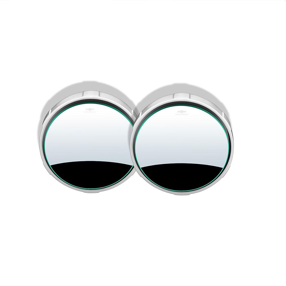 AABJS1 2Pcs Round Frame Convex Blind Spot Mirror Reversing Mirror For Chevrolet Lacetti Aveo Cobalt Cruze Malibu XL Trax Camaro Captiva