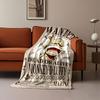 "Wanted poster featuring a character laughing, bounty: 3,000,000,000." for all seasons blanket lunch break throw gift