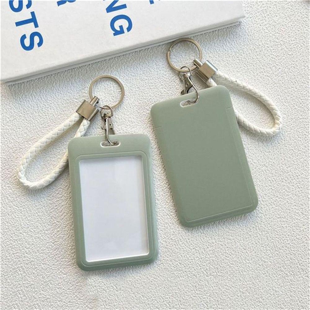 Card Work Card Keyring Business ID Card Protective Badge Holders ID Card Holders Bus Card Cover