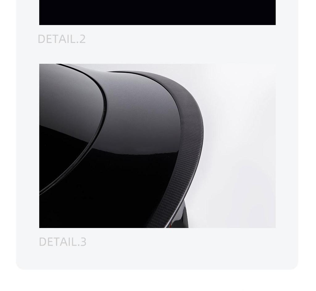 Задний спойлер-дефлектор для Tesla Model Y: Версия Performance из углеродного волокна