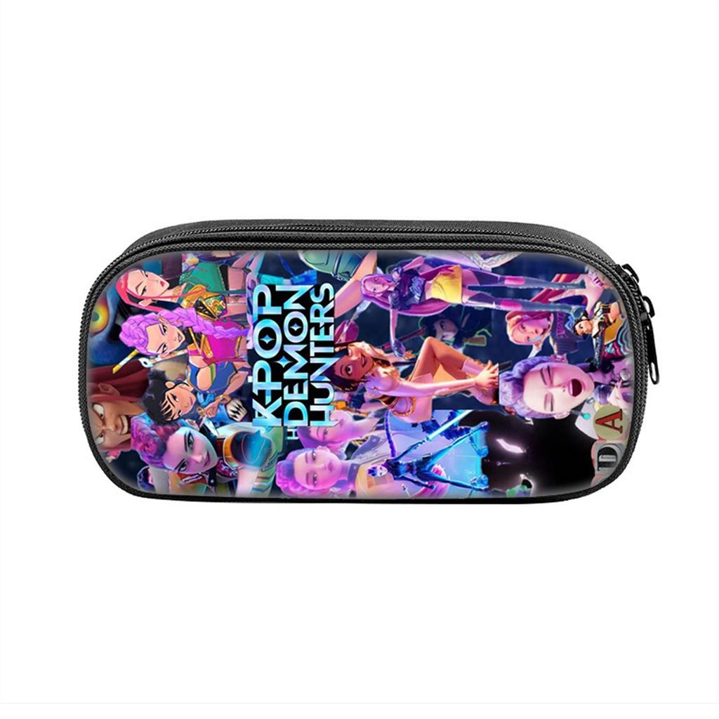 Печатный пенал для канцелярских принадлежностей с принтом ведьм для девочек, для учеников начальной и средней школы