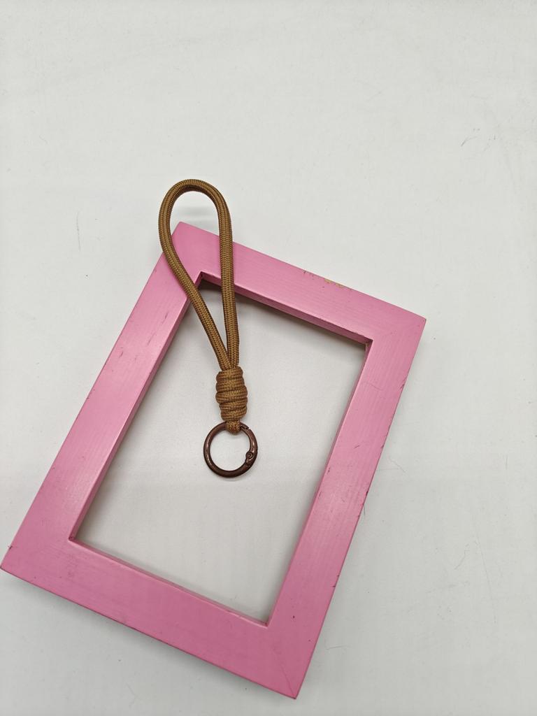 New colored hand-woven rope, mobile phone lanyard, doll bag, keychain DIY jewelry, pendant accessories.