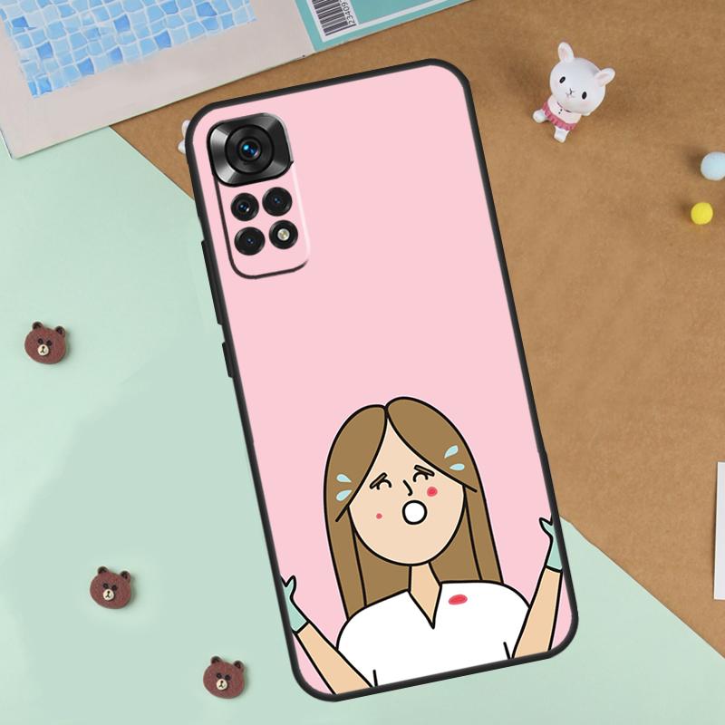 Чехол Медсестра Врач Стоматолог Для Xiaomi Redmi Note 14 13 12 9 10 11 Pro 10S 11S 12S Чехол Для Redmi 13C 10C 12C 14C