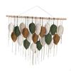 Macrame Wall Hanging Boho Leaves Tapestry, Chic, Ornament Woven Tapestry for Nursery