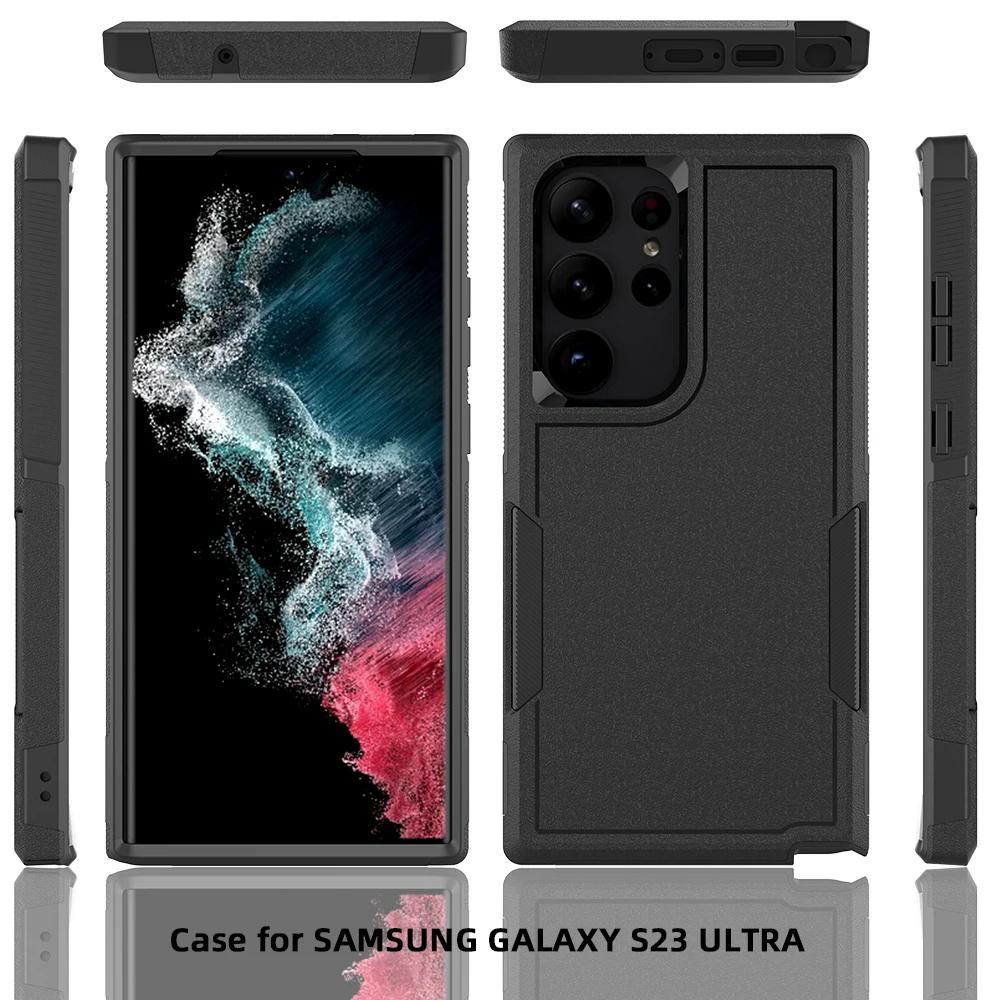 Прочный ударопрочный чехол для телефона Samsung Galaxy S25 Ultra S24 Plus S23 FE S22 S21 TPU+PC Otter Back Cover Box