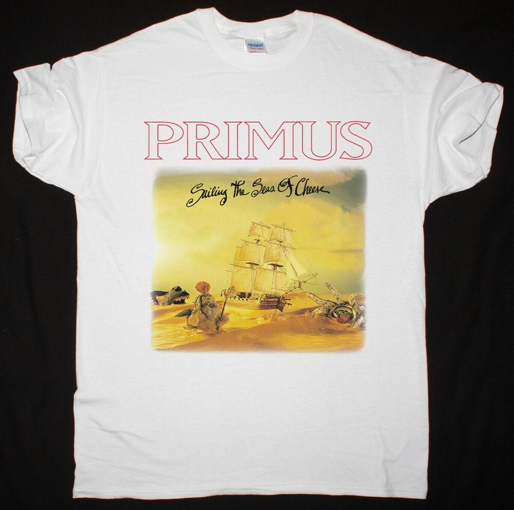 Primus Sailing The Seas Of Cheese Alternative Funk Metal White T-Shirt