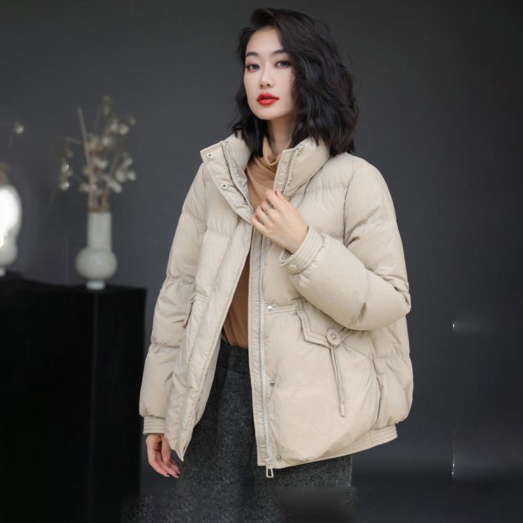 Women's Short Winter Jacket Women's Fashion High End White Duck Down Down Jacket