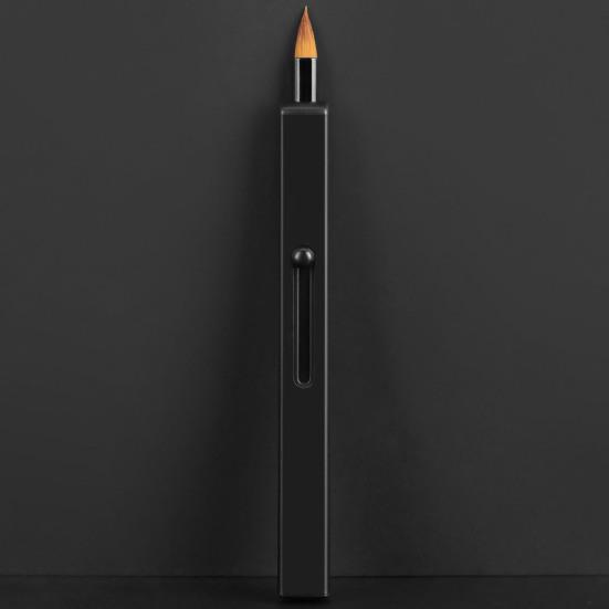 Кисть для макияжа губ, матовая текстура, помощник для макияжа, портативная прочная телескопическая кисть для теней для век двойного назначения для женщин