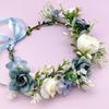Handmade Flower Crown For Women Elegant Simulated Flower Wreath Hairband Girls Outdoor Beach Photography Hair Accessories New