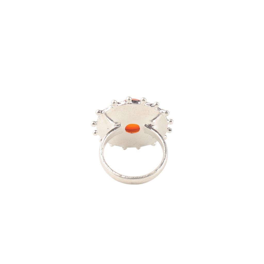 Natural Carnelian Gemstone 925 Sterling Silver Jewelry Handcrafted Ring For Gift RR-49-35
