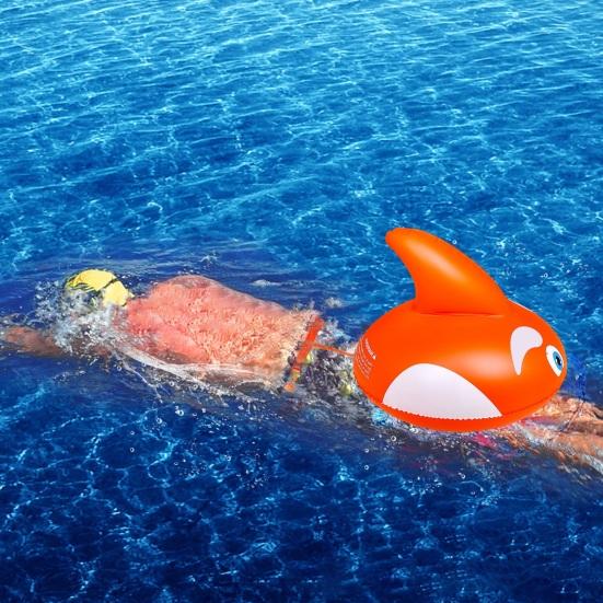 Плавающий плавательный мяч с регулируемой талией Надувной буй для плавания в форме дельфина Подушка безопасности против утопления Средство безопасности для пловцов на открытой воде Каякинг