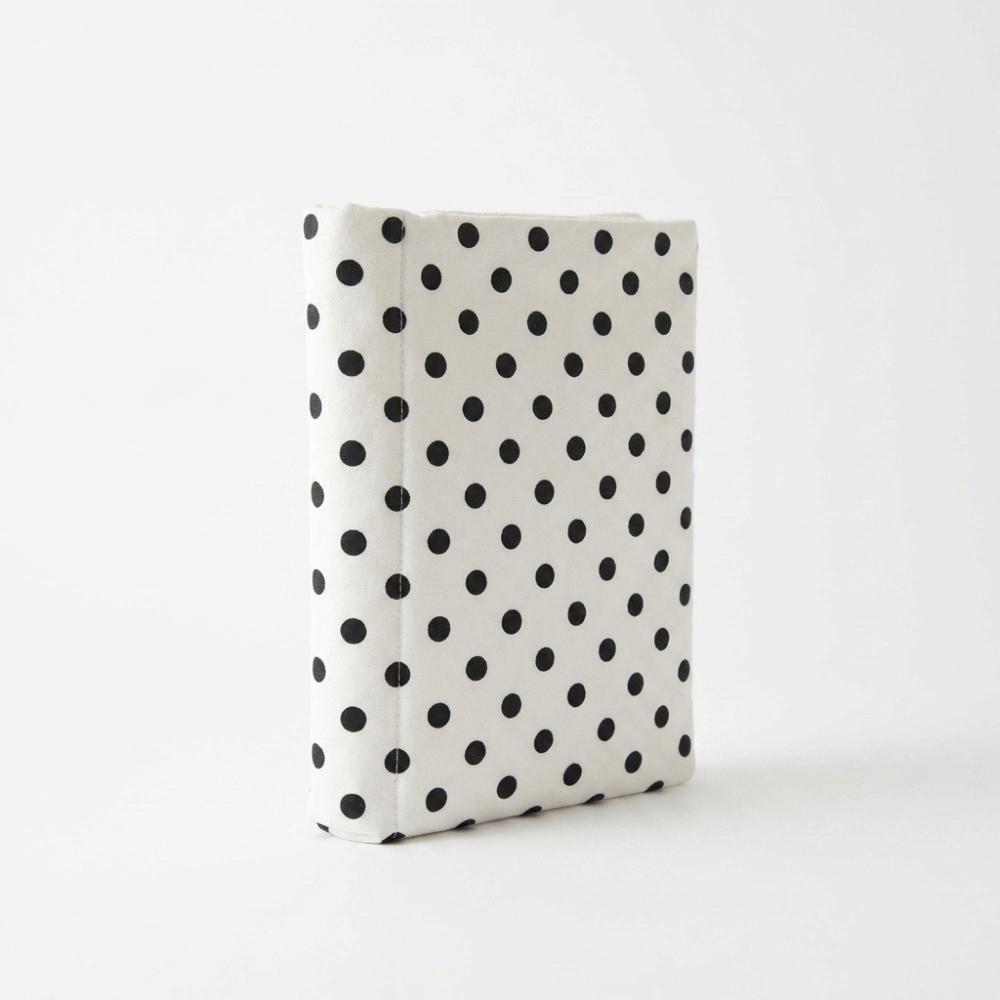 Quilted Fabric Book Cover Soft Diary Book Jacket Dopamine Polka Dot Book Protector Sketchbooks