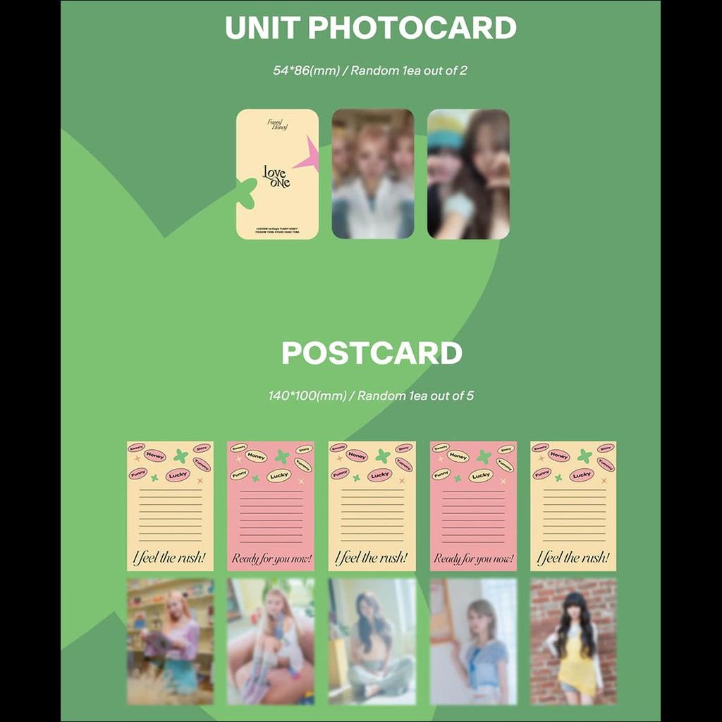 LOVEONE - FUNNY HONEY 1-й сингл-альбом + бесплатный подарок