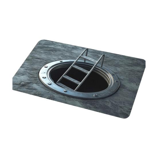 3D Ковер с дырой на полу, Оптическая иллюзия, Напольный коврик, Реалистичная бездонная яма, Придверный коврик, Нескользящий коврик для ванной