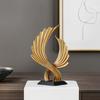 Modern Minimalist Luxury Design Resin Wings Ornament Living Room Bedroom Entrance Wine Cabinet Decorations Housewarming Gift
