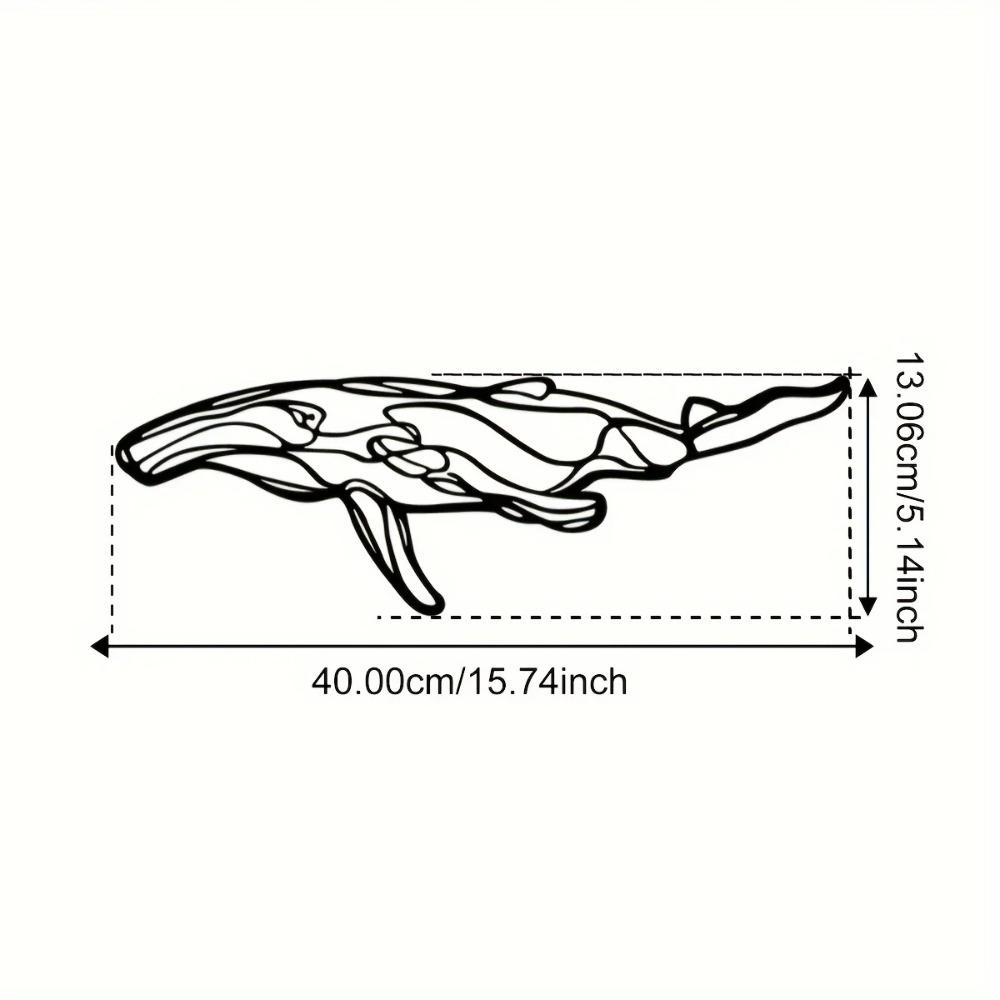 Креативная линия Whale Iron Crafts Стильный декор для гостиной, спальни, прихожей, идеально подходит для украшения стен