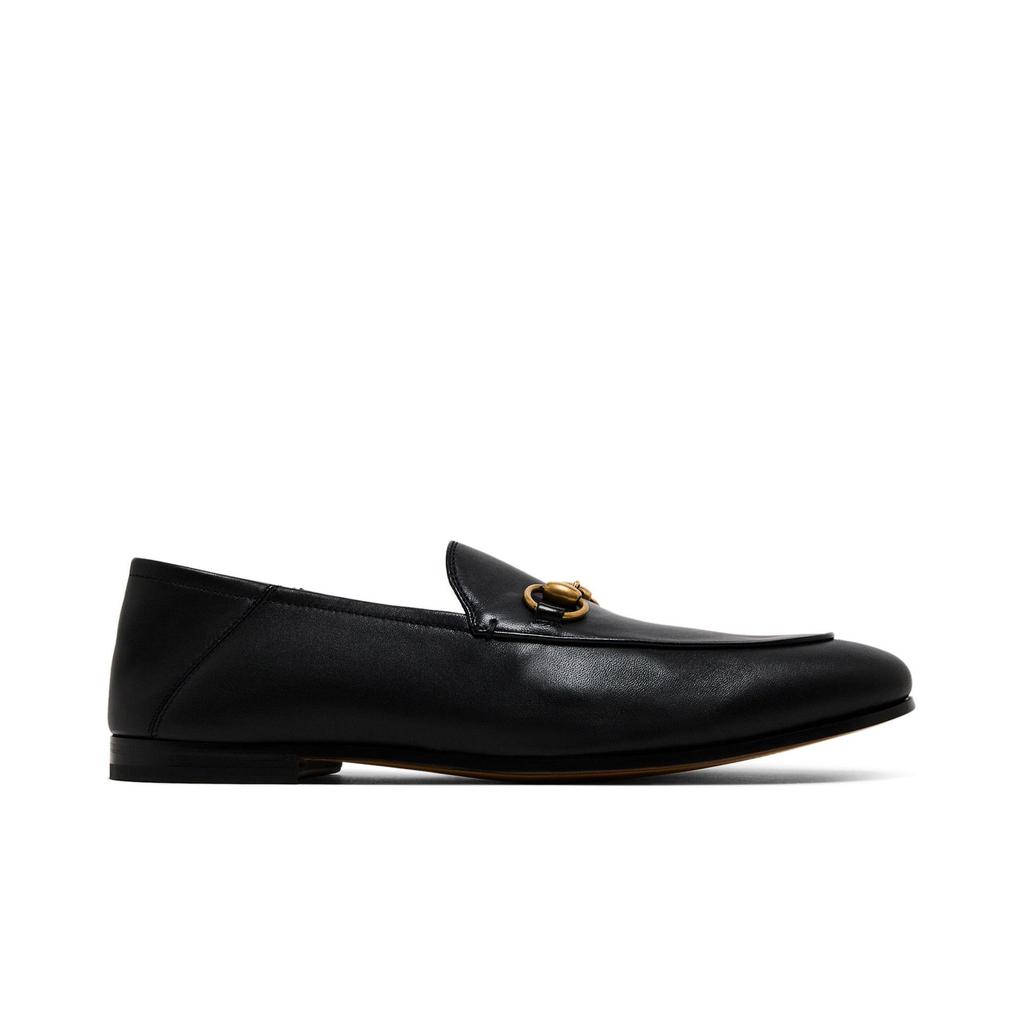 Gucci Brixton Horsebit Loafer 'Black' (Unisex) Black Men's Casual Shoes 407314 DLC00 1000