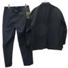 mellow people suit Setup L black Tailored jacket Long pants Men's Used
