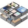 Cross-Border Fabric Underwear Storage Organizer - Large Capacity Drawer Divider for Socks and Underpants