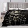 Pirate Skull Printed Blanket Flannel Blanket Lightweight Soft Comfortable Sofa Bed Blanket Blanket