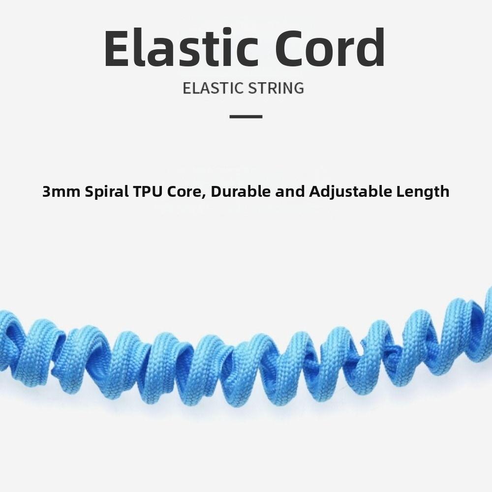 Elastic Inflatable Kayak Tie Rope Multicolored SUP Paddle Leash for Kayak Canoe